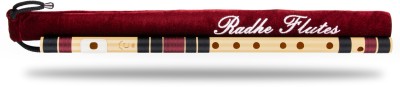 Radhe Flutes C Natural Right Hand With Velvet Cover PVC Black & Maroon PVC Flute(53 cm)