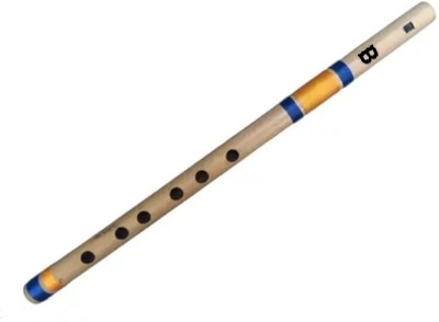 HEAVEN Flute B Tune Scale Middle Size 14 inch Bansuri Well Tune Properly Bamboo Flute(37 cm)