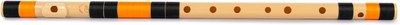 Radhe Flutes Radhe Flutes PVC Fiber G Sharp Bansuri Base Octave Right Handed PVC Flute(60 cm)