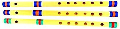 SG MUSICAL Flute Combo Indian A+B+C Scale Bamboo Flute(43 cm)
