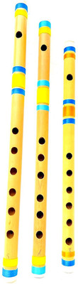 SG MUSICAL Flute Combo Indian A+B+D Scale Bamboo Flute(43 cm)