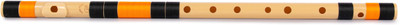 Radhe Flutes PVC Fiber G Sharp Bansuri Base Octave Right Handed PVC Flute(61 cm)