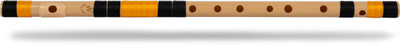 Radhe Flutes A Sharp Base Octave Right Hand PVC Flute(56 cm)