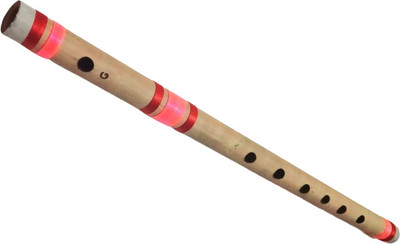 Gold Rush G Tune Classically Bamboo Bansuri 17 inch Size & 45 CM Length With Bag Bamboo Flute(45 cm)