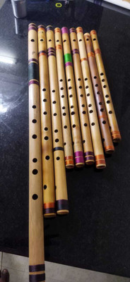 DAMODAR Balaji Flutes C Scale Medium Bamboo Flute(50 cm)