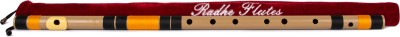 Radhe Flutes F Sharp Base Octave RIGHT Hand With VELVET COVER PVC Flute(70.5 cm)