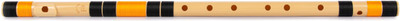Radhe Flutes PVC Fiber F Sharp Bansuri Base Octave Right Handed PVC Flute(68.5 cm)