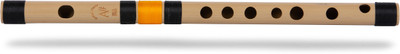Radhe Flutes PVC Fiber A Sharp Bansuri Higher Octave Left Handed Without Lip-Plate PVC Flute(29 cm)