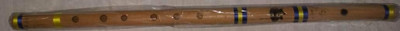 SHARMA MUSICAL STORE Indian Musical Bamboo Flute C Scale Font Bamboo Flute(36 cm)