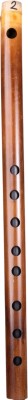 Music Master D Natural Carnatic Flute (Shruthi/ Kattai – 2) Bamboo Flute(42.5 cm)