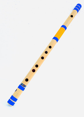 BestBrother C Natural Sharp 7 Hole Right Hand Bansuri Size 18 Inch Bamboo Flute(48 cm)