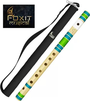 Foxit Musical Right Handed B Base | Tuned With Tanpura A=440Hz | PVC Fiber Flute(51 cm)