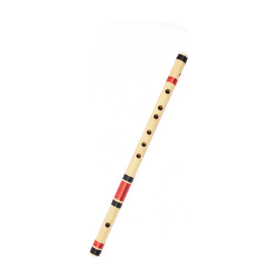 Shiv'z Muzic Flute, E natural medium, BUDGET Bansuri, 15.5 inches (FREE Written Manual & Bag) Bamboo Flute(39.37 cm)