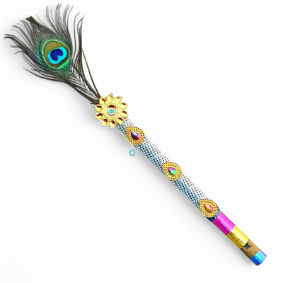 Vrindmart Bnasuri for music and for home decor and gift Wooden Flute(35 cm)