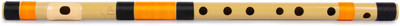 Radhe Flutes D Sharp Middle Octave Right Hand (16 Inches) PVC Flute(43.5 cm)