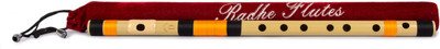 Radhe Flutes D Natural Middle Octave Left Hand With Velvet Cover PVC Flute(46 cm)