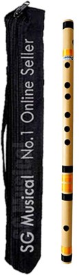 SG MUSICAL Professional Flutes C Sharp Base With Bag Bamboo Flute Bamboo Flute(40 cm)