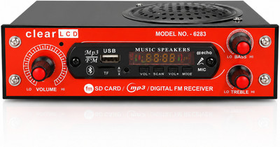 ain Portable fm radio bluetooth speaker,fm radio box,mp3 usb fm USB-SD-AUX-INPUT 80 W AV Power Amplifier(Multicolor)