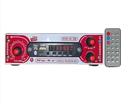 Avichal AC, DC FM Radio Multimedia Speaker with Bluetooth, USB, SD Card, Aux FM Radio(Multicolor)