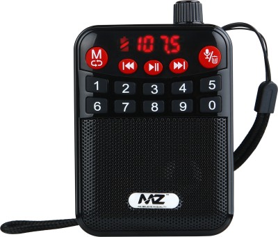 MZ M63VP (Multimedia Digital Player) with Bluetooth FM 3W Speaker FM Radio(Black)