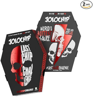 JOLOCHIP World's Hottest Sauce (20ML) & Last Chip Challenge (5G) Extreme Spicy Combo Pack Combo(1)