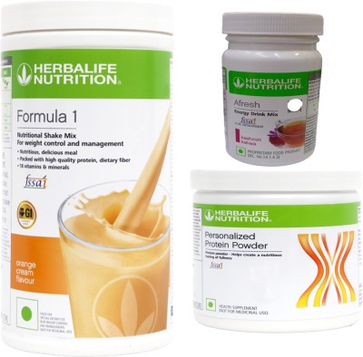 HERBALIFE ORANGE CREAM + PPP 200 + KASHMIRI KAHWA Combo(1 FORMULA 1 ORANGE CREAM, 1 PROTEIN 200GM, 1 AFRESH KASHMIRI KAHWA)