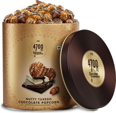 4700BC Nutty Tuxedo Chocolate Popcorn, Tin, Chocolate Popcorn(375 g)