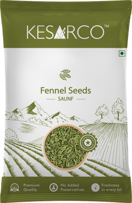 KESARCO Fennel Seeds (Saunf) 1kg | Premium Quality Fresh Fennel | Aromatic Cooking Spice(2 x 0.5 kg)
