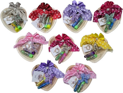 Happy Basket By Simran Navratri special gift hampers for kanjak (Kanya). Combo(9)
