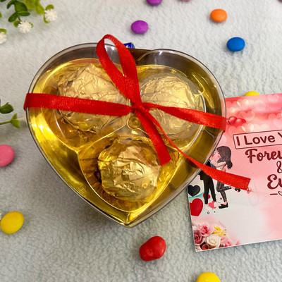 OddClick valentine special chocolate gift box bars gifts for girls boys husband wife Combo(1)