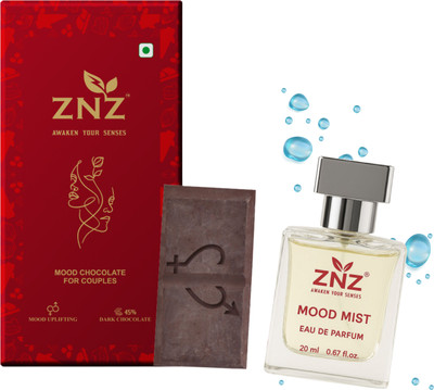 ZNZ Best Romance Gift for couples | Mood Uplifting Chocolate and mood perfume Combo(1)