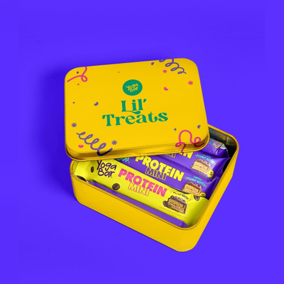 Yogabar Little Treats 4g Protein Minis Gift Box – 3x Choco Peanut Butter, 4x Coffee Combo(7)