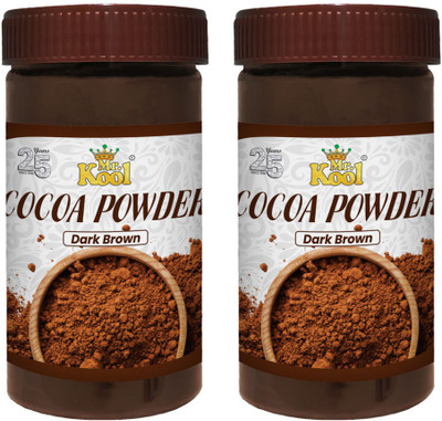 Mr.Kool Dark Brown Cocoa Powder 100gm.Pack of 2 Combo(100gm, 100gm)