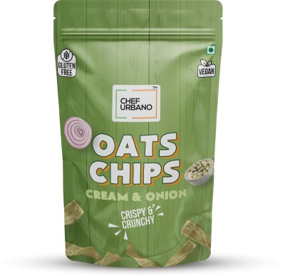 Chef Urbano Oats Chips Cream & Onion 85g Combo(Oats Chips Cream & Onion 85g)