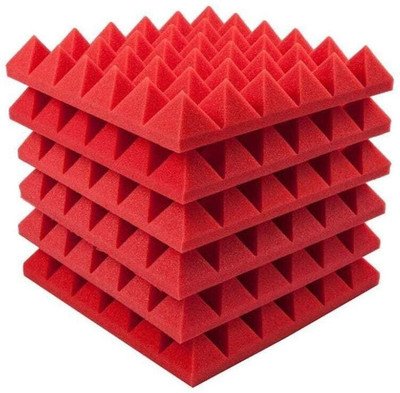 DawnRays Foam Pyramid Wall(6 Panels Red)