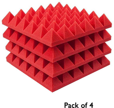 Urban Infotech Foam Pyramid Wall(4 Panels Red)