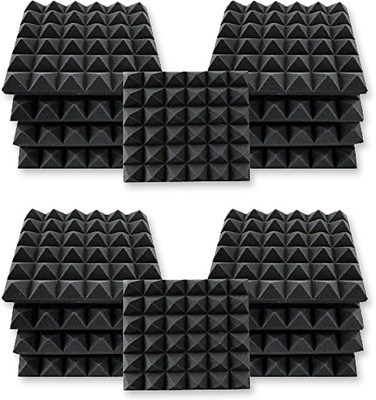 TechBlaze Foam Pyramid Wall(18 Panels Black)