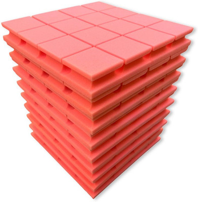 YGM Acoustic Foams Foam Pyramid Wall(9 Panels Pink)