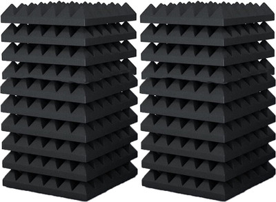 Urban Infotech Foam Pyramid Wall(20 Panels Black)