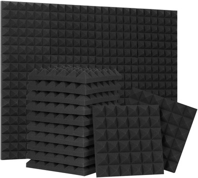 Mocking Bird Foam Pyramid Wall(18 Panels Black)