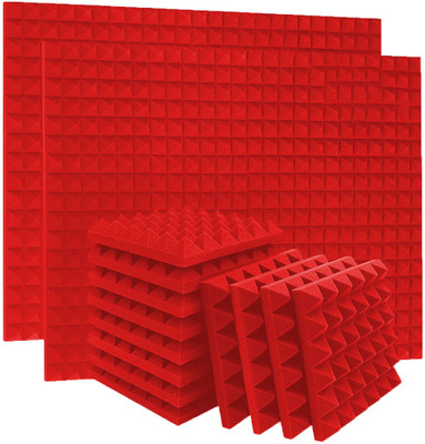 TechBlaze Foam Pyramid Wall(36 Panels Red)
