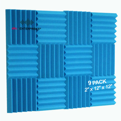 Ara Enterprise Foam Wedge Wall(9 Panels Blue)