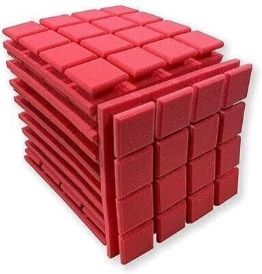 KS AUDIOSOUL Foam Pyramid Wall(18 Panels Red)