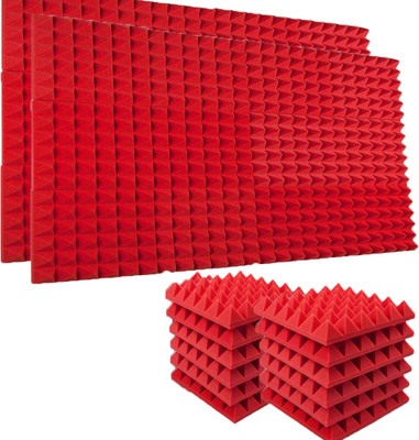 TechBlaze Foam Pyramid Wall(72 Panels Red)
