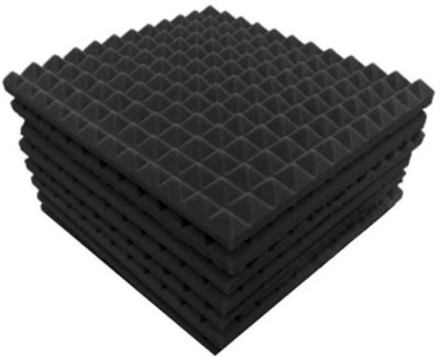 YGM Acoustic Foams Foam Pyramid Wall(6 Panels Black)