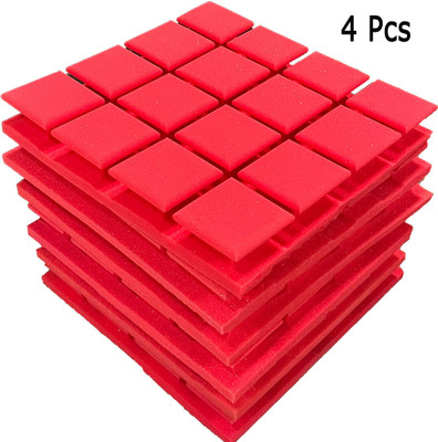 Urban Infotech Foam Pyramid Wall(4 Panels Red)