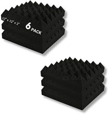KS AUDIOSOUL Foam Wedge Wall(6 Panels Black)