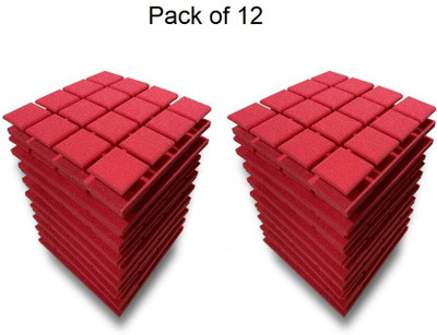 DawnRays Foam Wedge Wall(12 Panels Red)