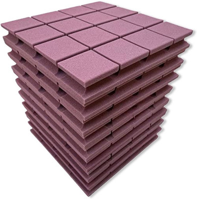 YGM Acoustic Foams Foam Pyramid Wall(9 Panels Brown)