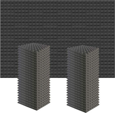 TechBlaze Foam Pyramid Wall(48 Panels Black)